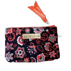 simply southern wallet coin purse wristlet "floral"
